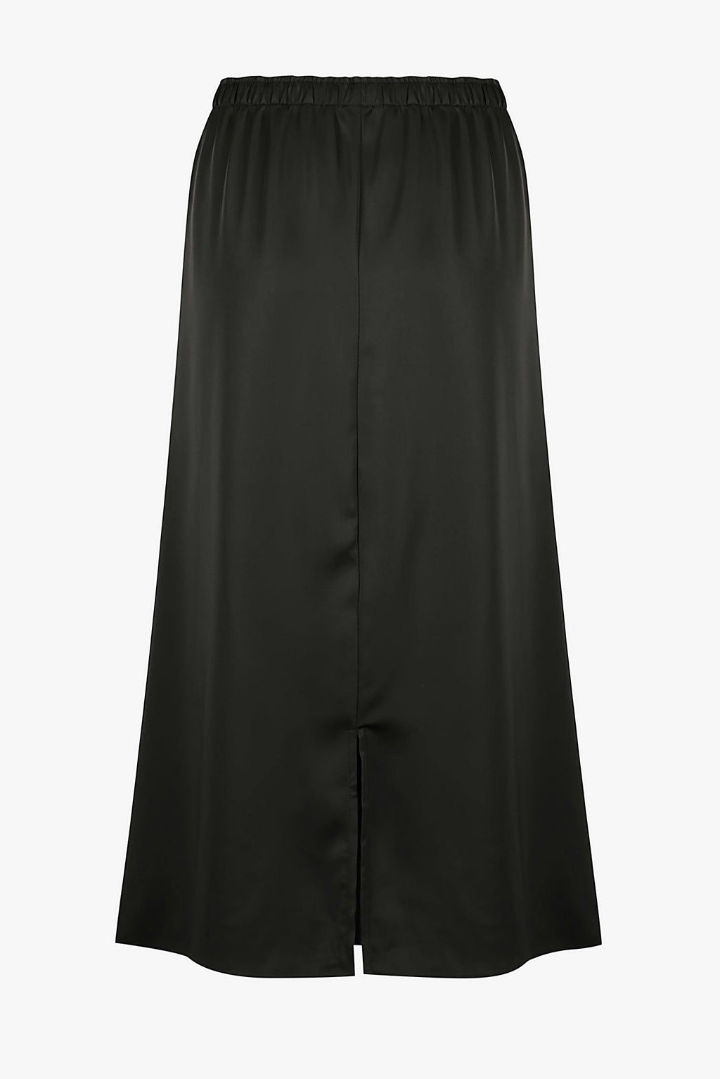 Black Satin Skirt