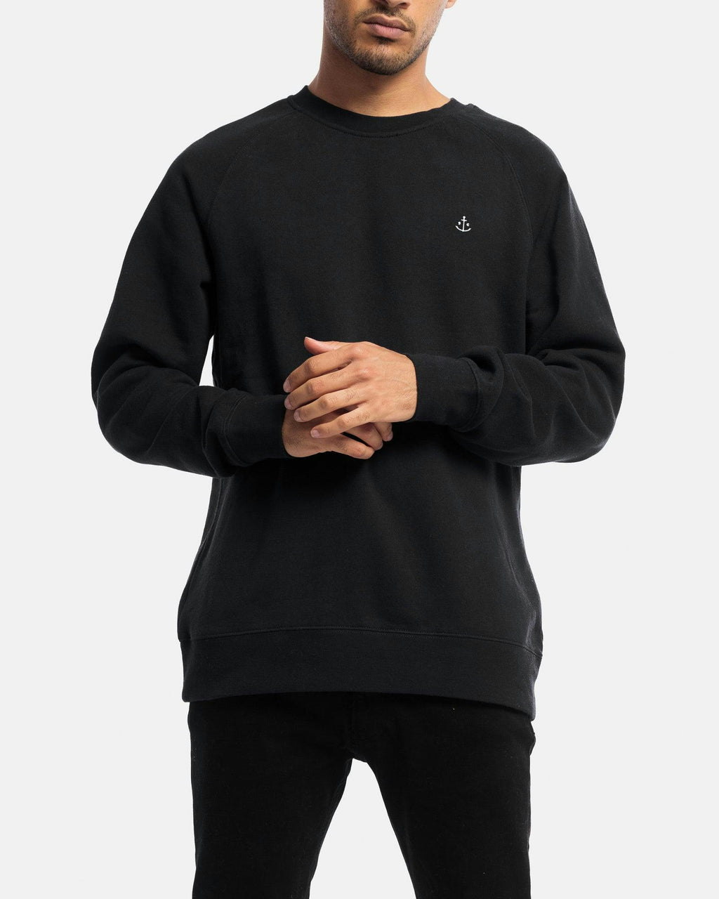 Stock & Co Anchor Embroidery Crewneck