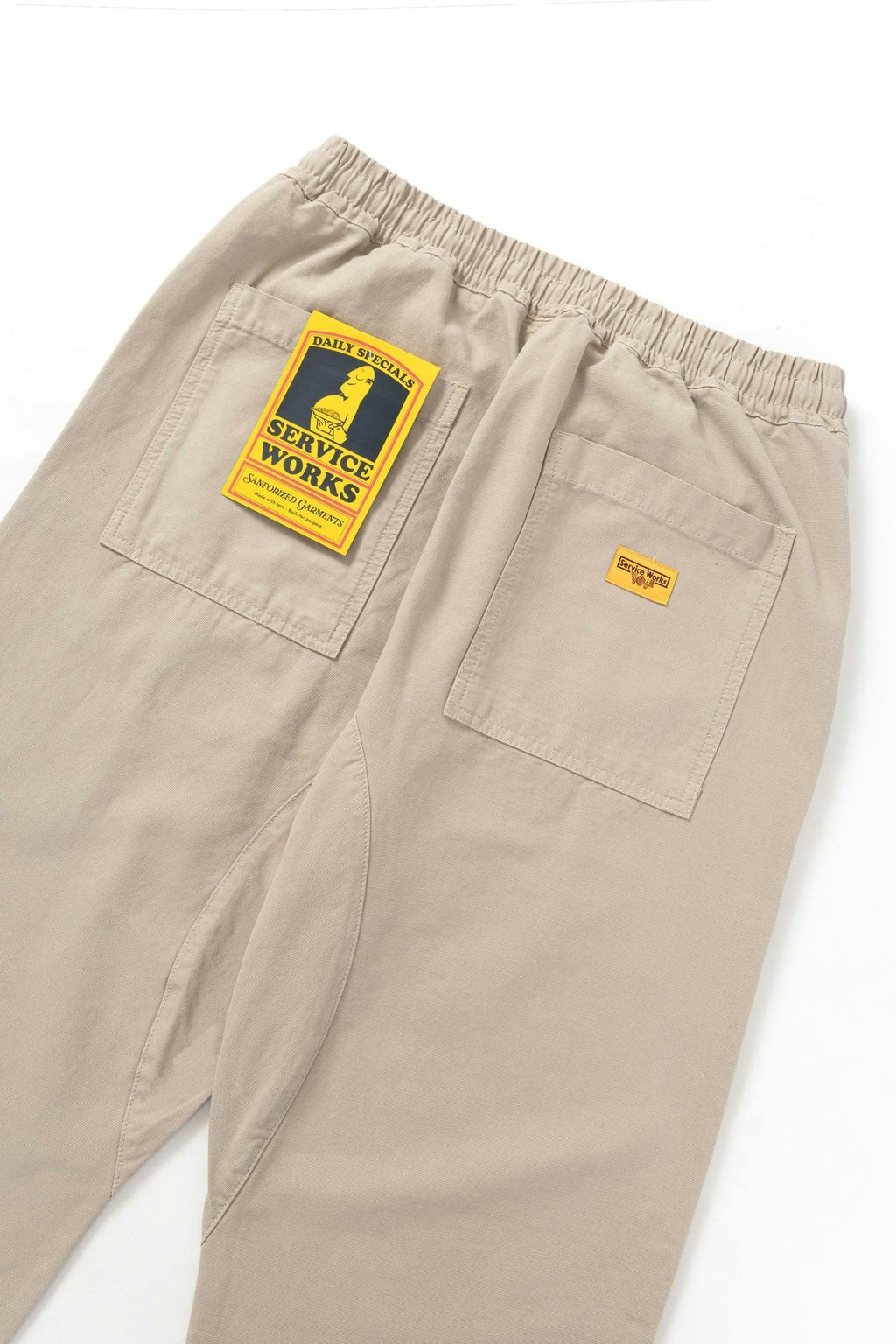 Service Works Classic Chef Pants in Stone