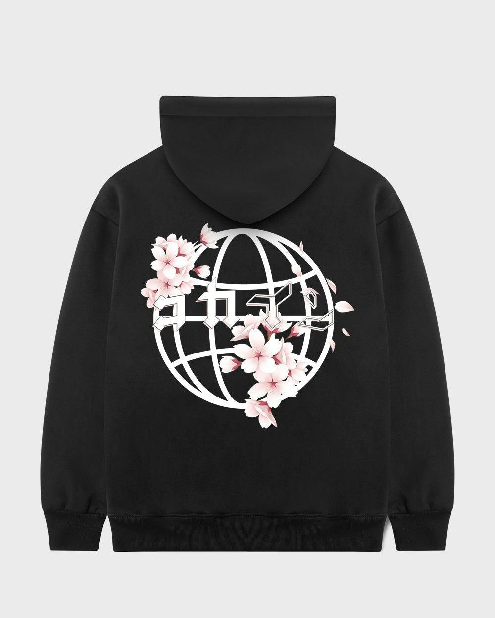 Blossom The World Hoodie // BLACK