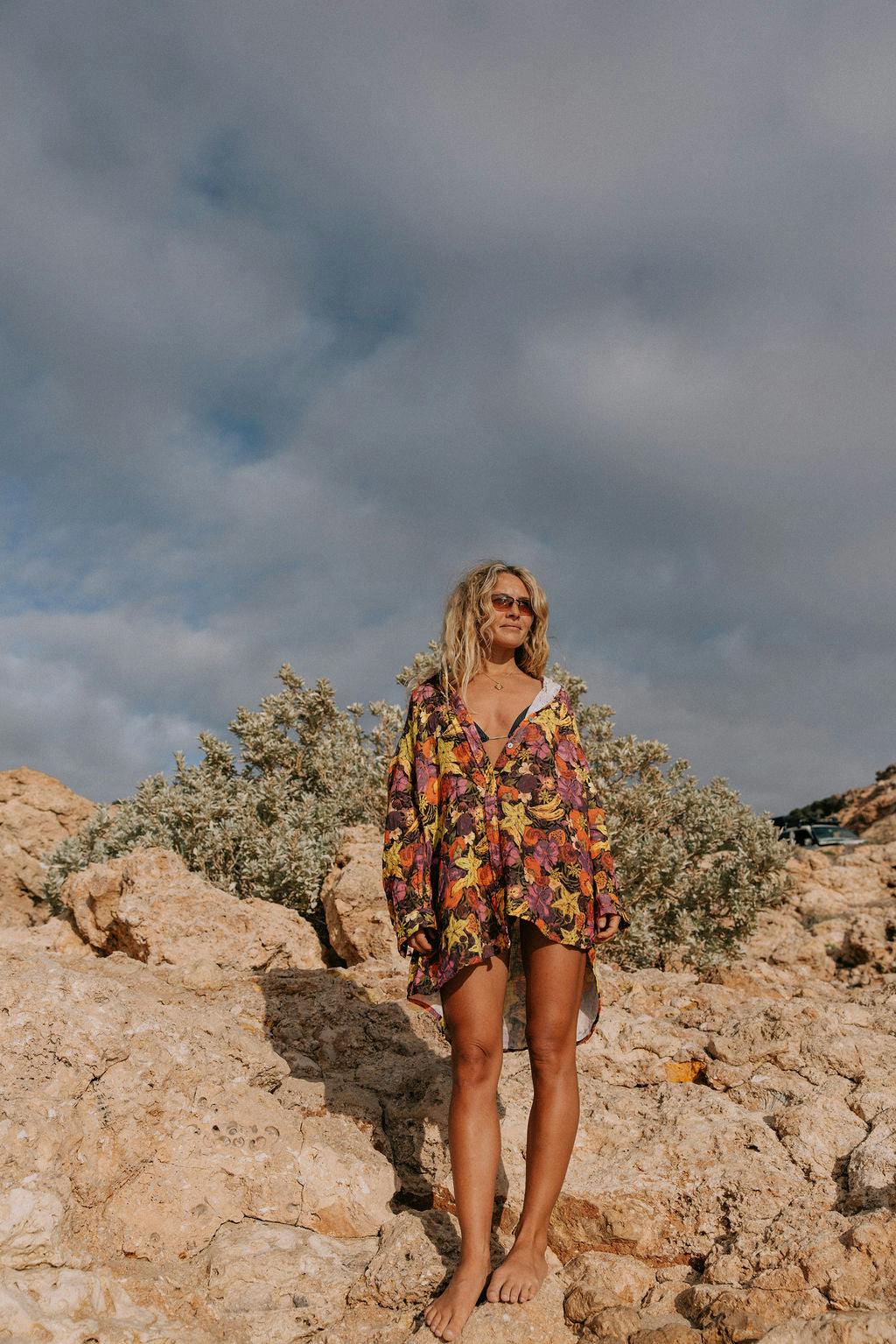 Oversized Shirt in Fruity