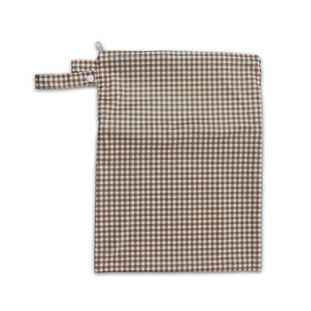Tyoub Stay-dry Zip Wet Bag– Fawn Gingham