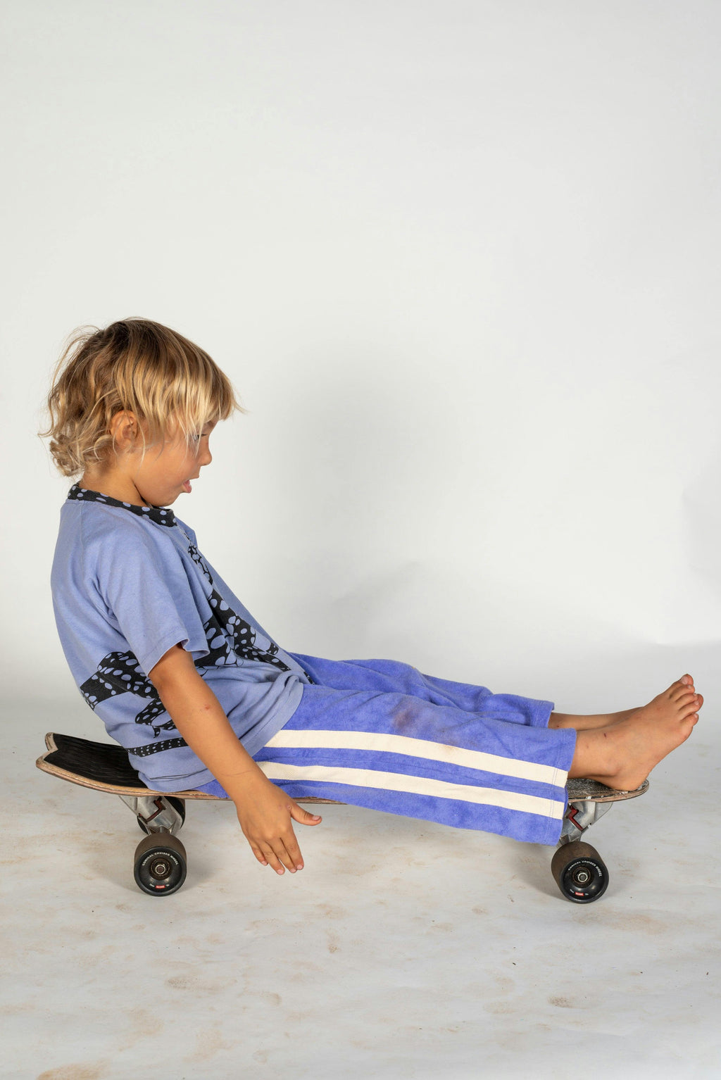 Mini Terry Pant in Lavender