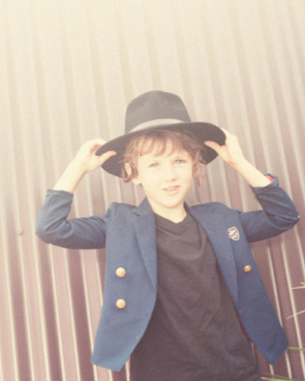 The Dingo Felt Hat – Kids – Black