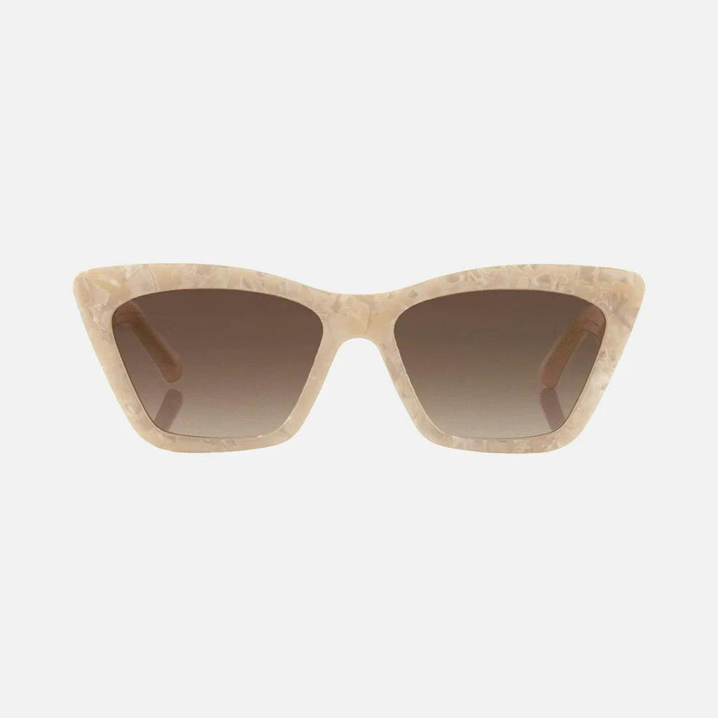 Tahoe - Creamy Quartz Frame with Brown Gradient Lens