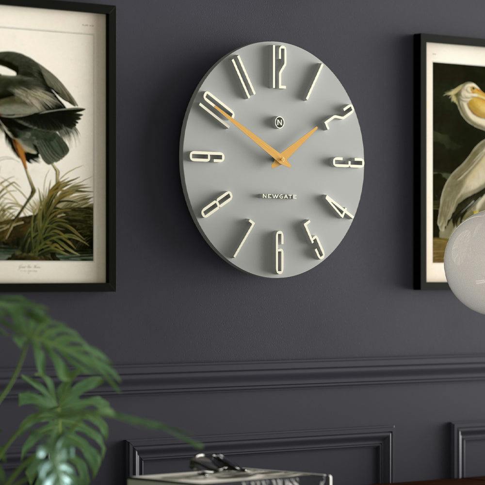 Newgate Empire State Wall Clock-Grey
