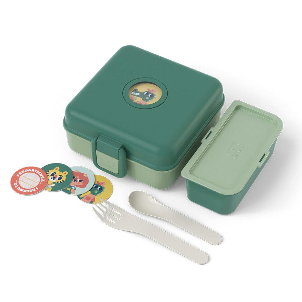 Monbento Mb Sandwich Lunch Box Snacky - Green Forest