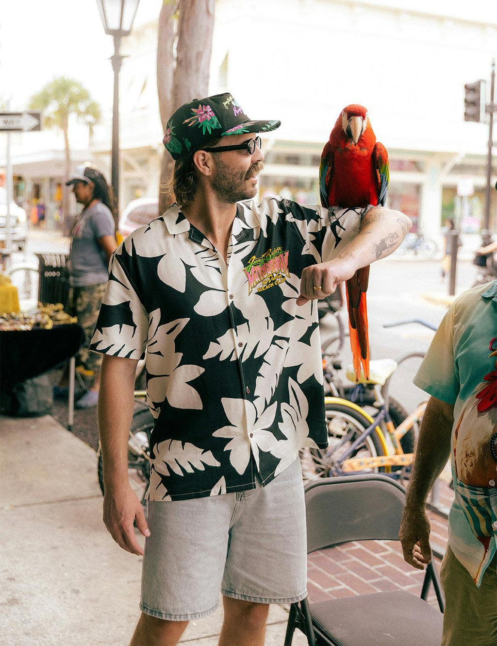 Duvin x Margaritaville Beach Club Buttonup - Black