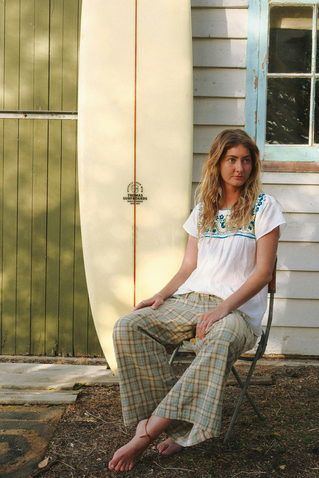 Patchwork Pant in Cottage Plaid