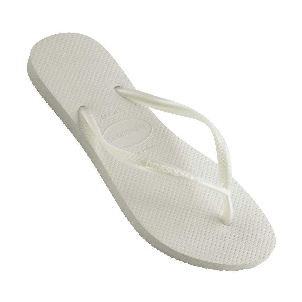 Slim Metallic Thongs