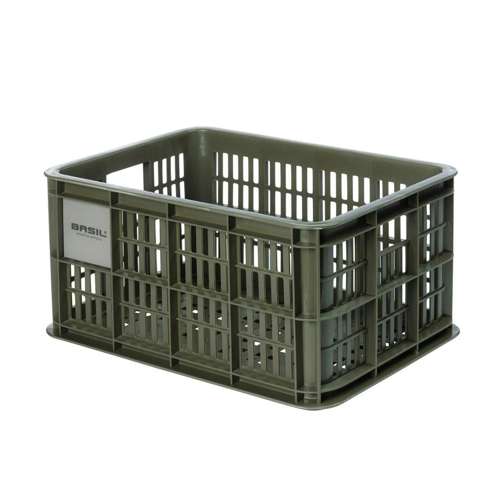 Bicycle Crate S Small 17.5L Moss Green