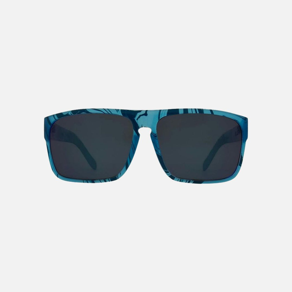 Vendetta - Gloss Blue Translucent Blue Swirl Frame Grey Polarized Lens