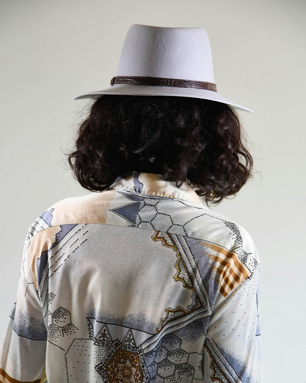 THe DiNgo Felt Hat- Grey