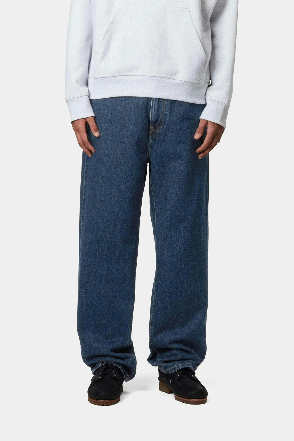 Carhartt WIP Aaron Pant in Blue Stone Wash