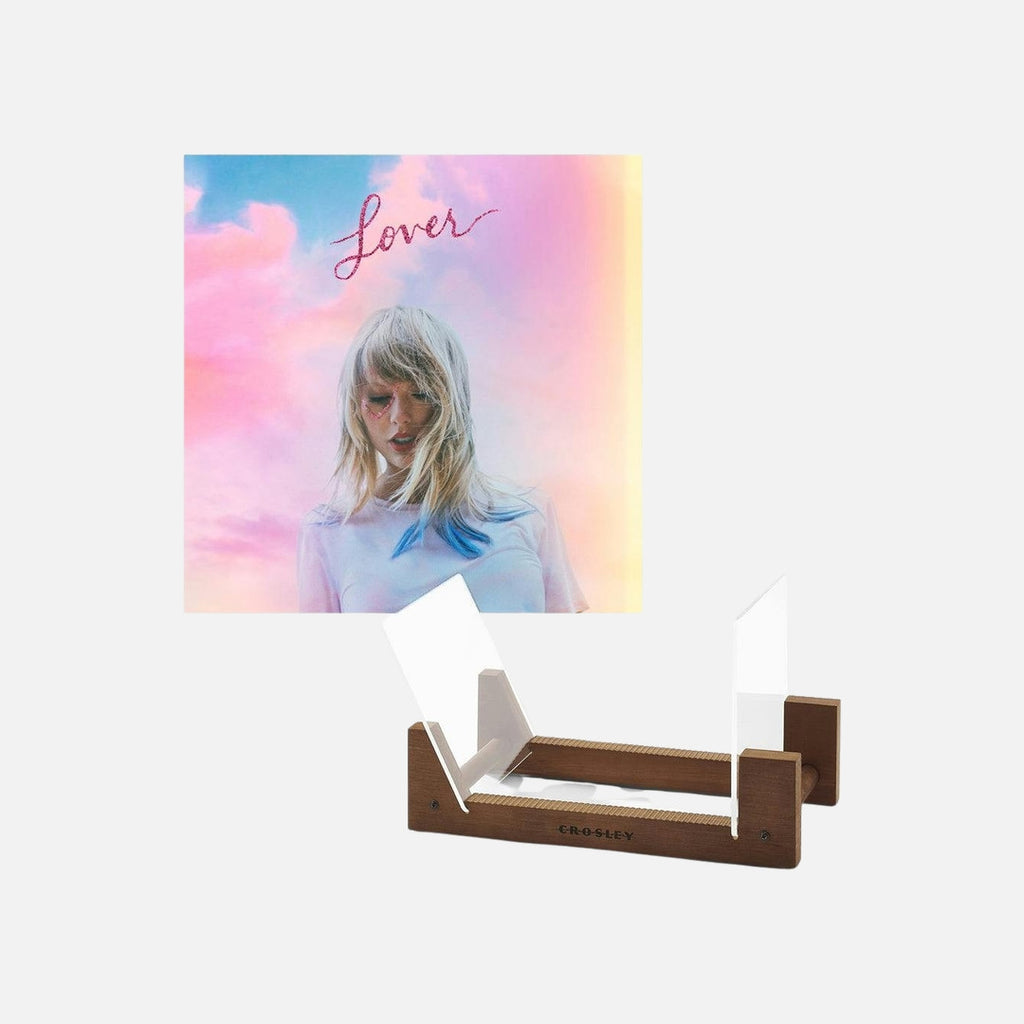Taylor Swift Lover 2P Vinyl Album & Crosley Record Storage Display Stand