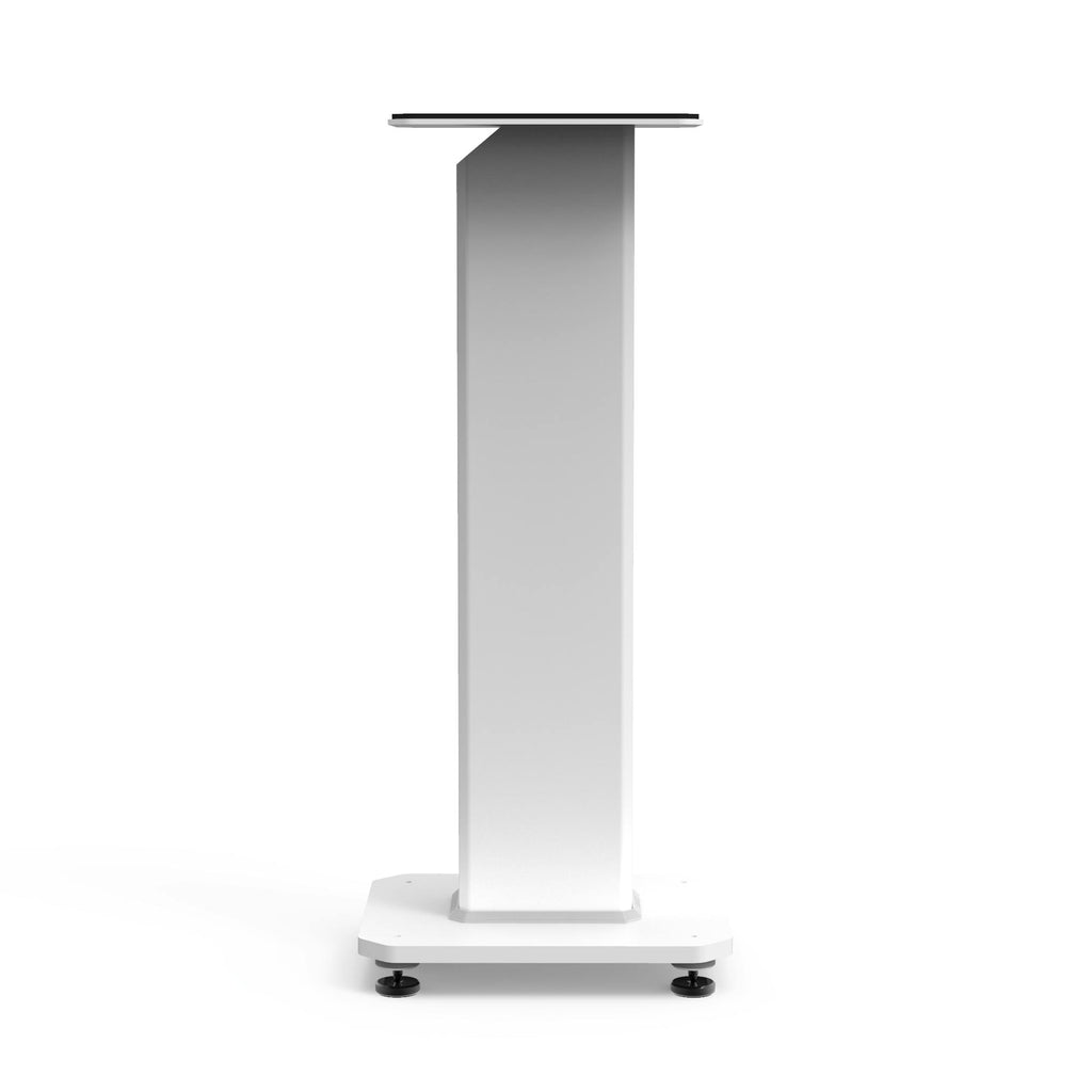 Kanto SX26W 26" Tall Fillable Speaker Stands with Isolation Feet - Pair, White
