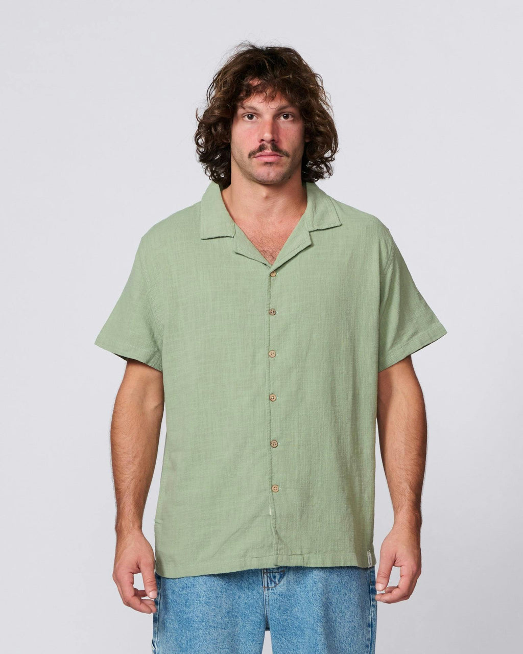 Ernie Resort Shirt - Seagrass