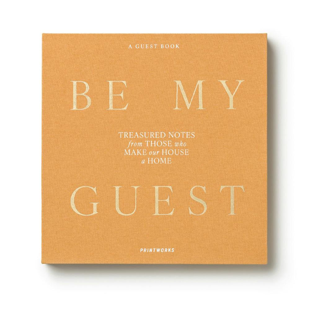Printworks Guest Book Be My Guest-Beige Yellow
