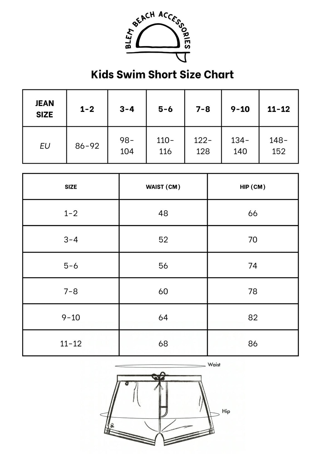 Zanzibar Swim Shorts Navy Kids