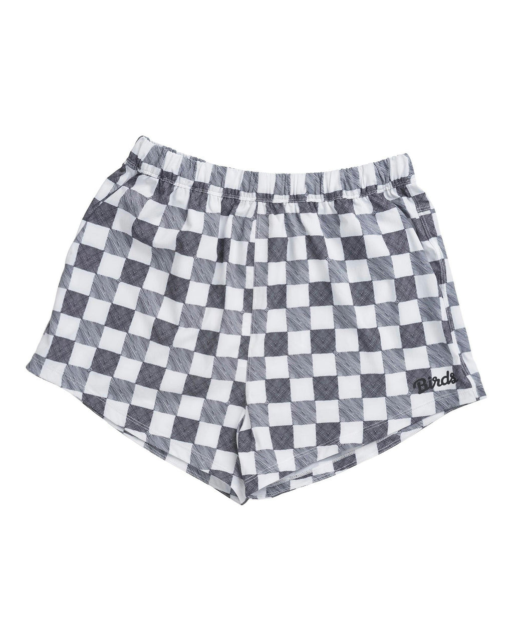 Birds Shorts Gingham