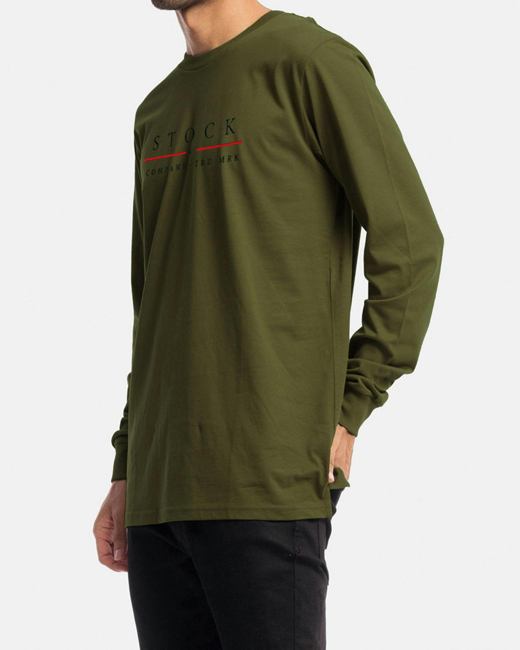 Red Line Long Sleeve Tee