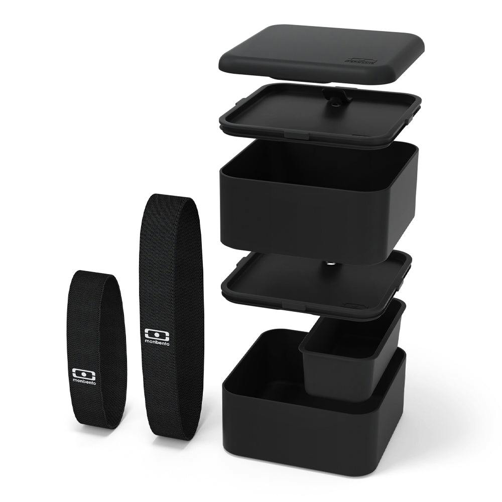 Monbento Mb Square Bento Box - Black Onyx
