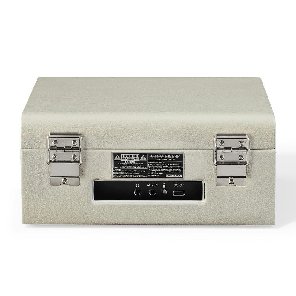 Crosley Voyager Portable Retro CD Player with Stereo Bluetooth Speakers, FM Radio - Dune