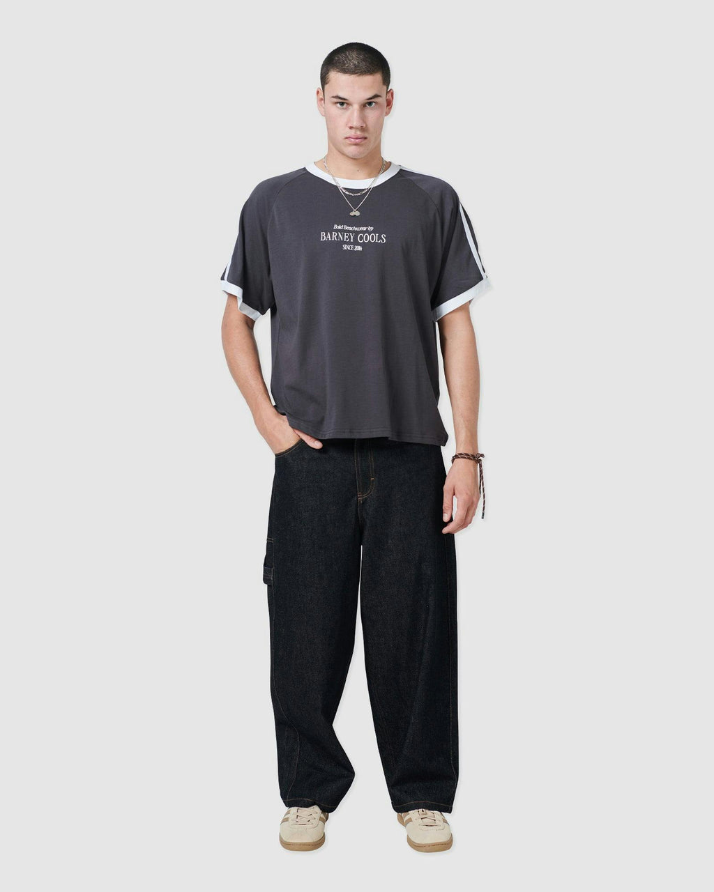 BB14 Crop T-shirt Aged Black