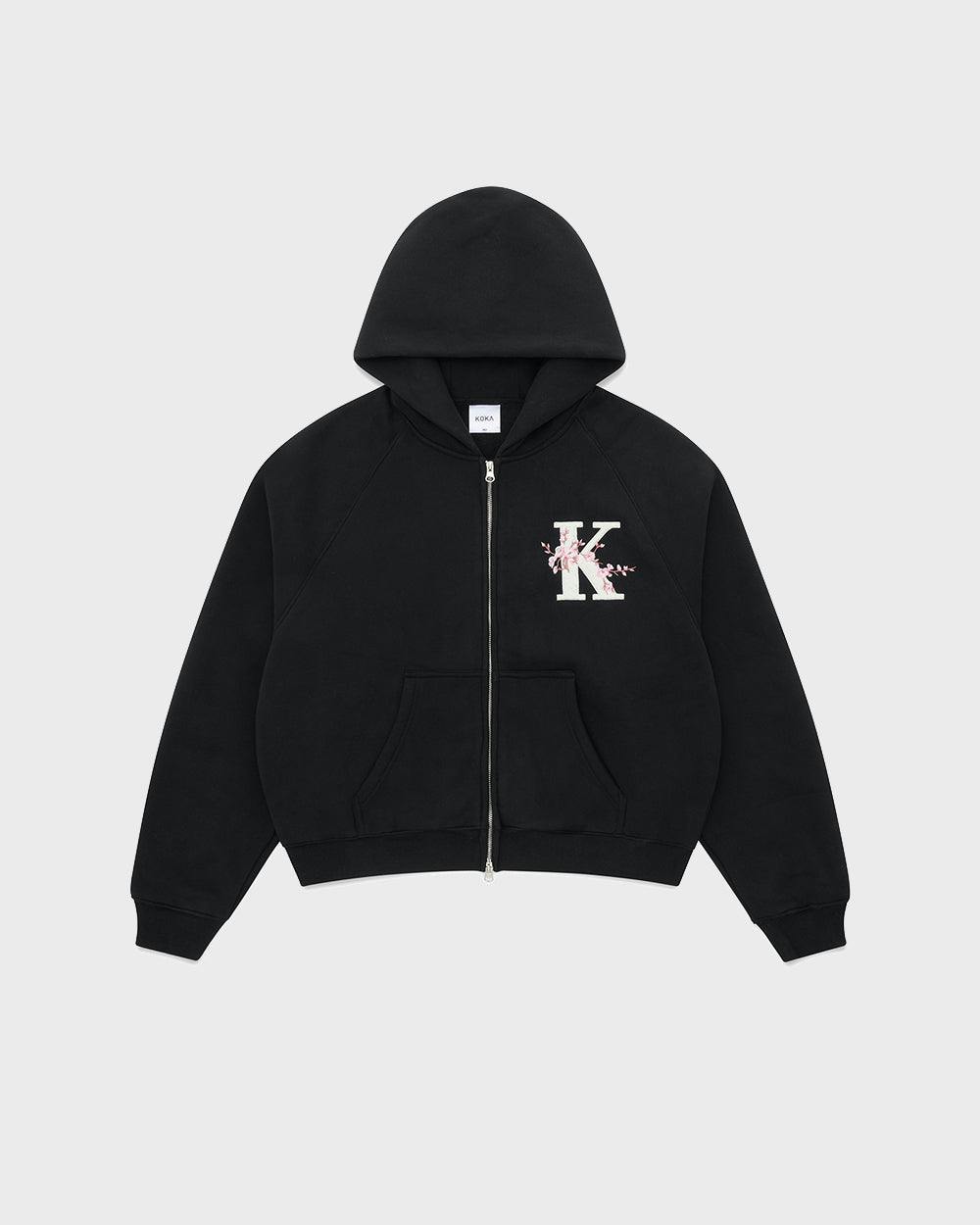K Blossom Zip Up Hoodie