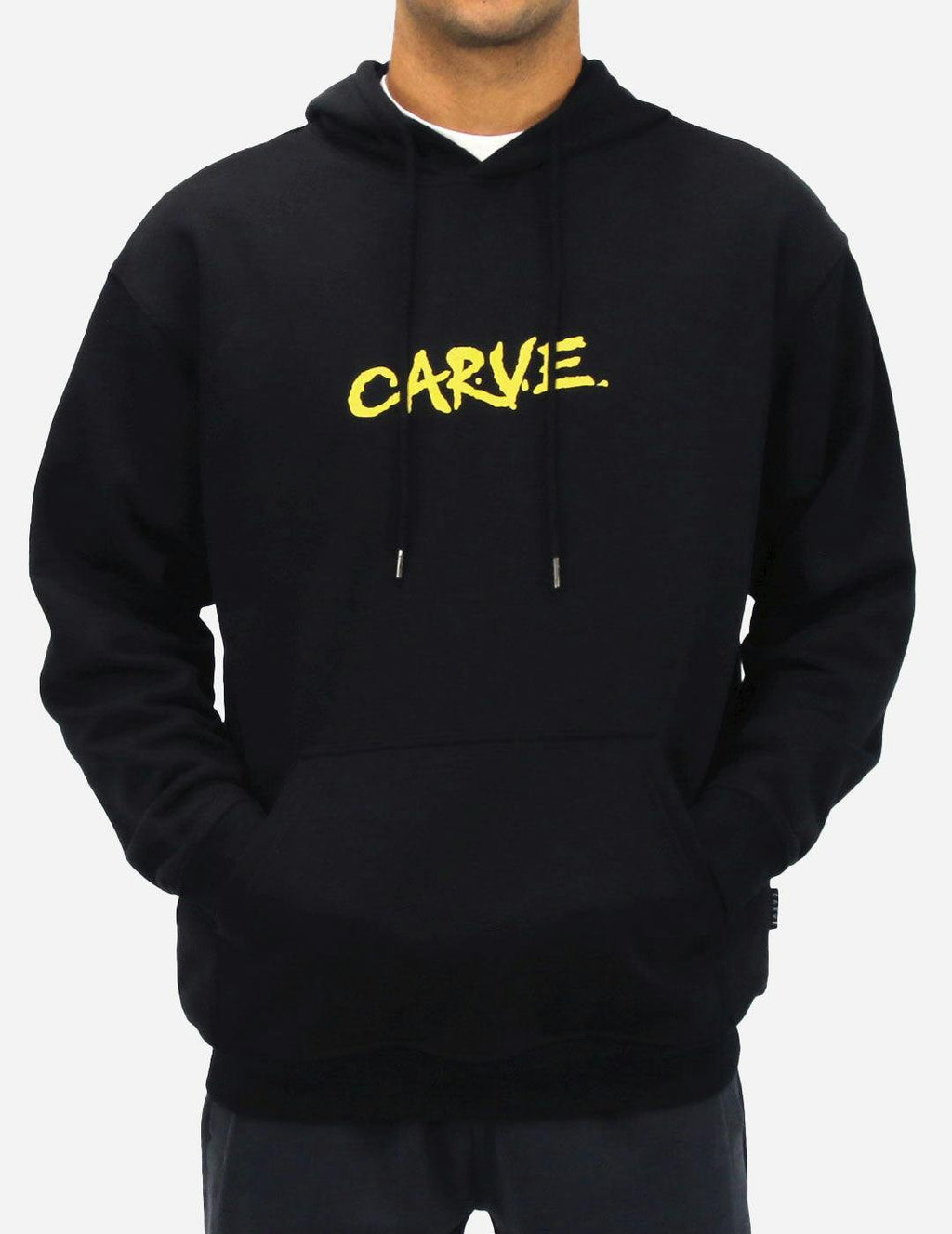 RAMBLER - Men’s Pullover Hoodie Fleece - Black