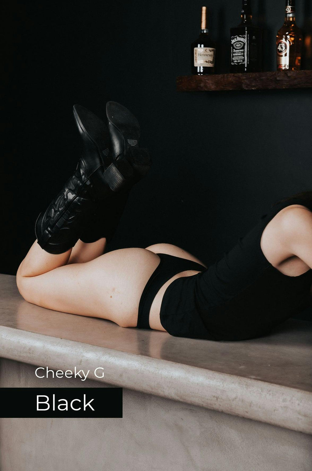 CHEEKY G 4 PACK - BLACK