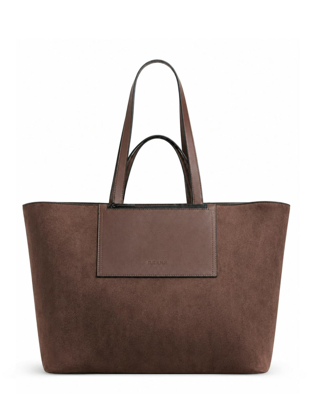 Prene | The Blake Bag (CHOCOLATE SUEDE) Neoprene Tote Bag
