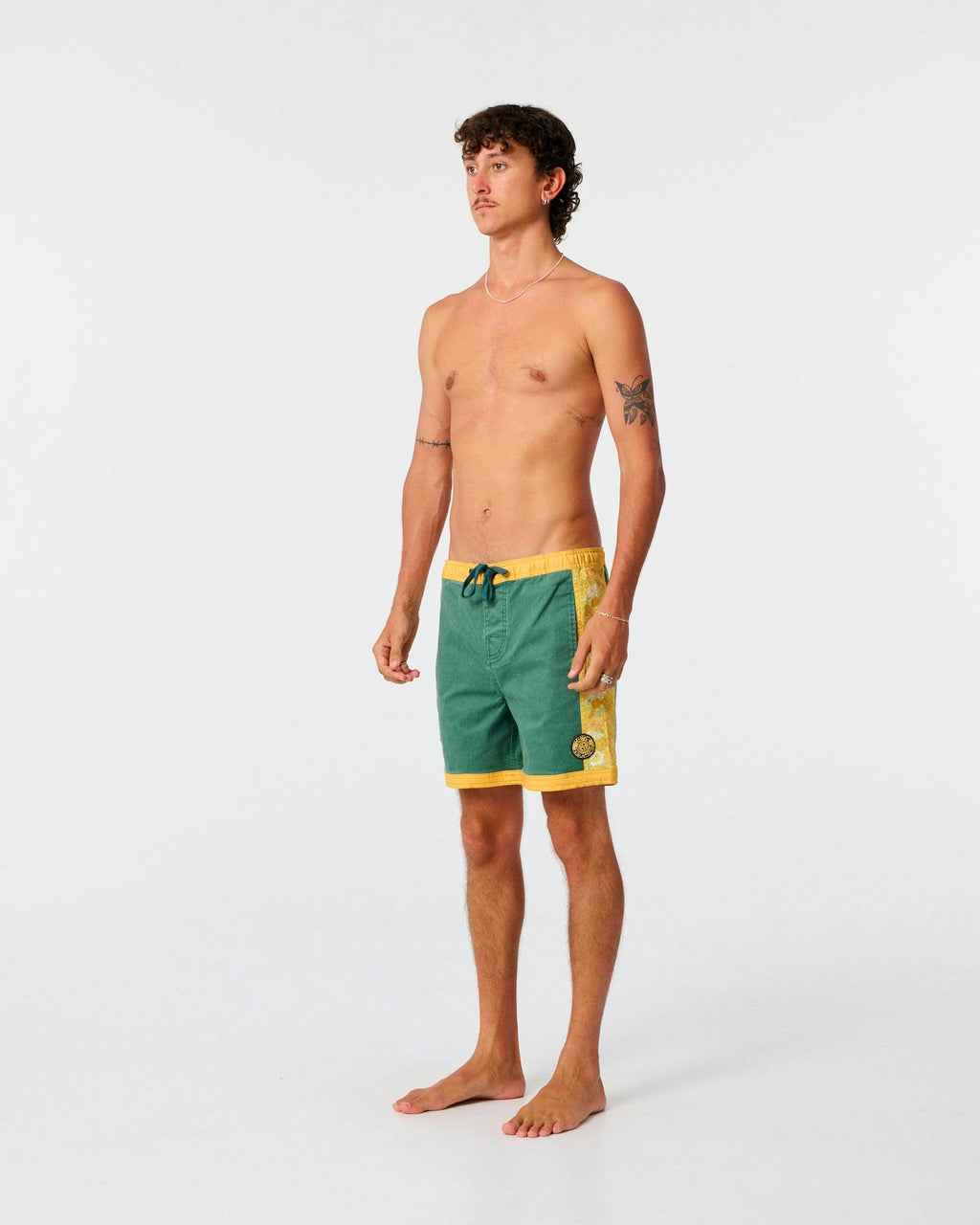 Hazed Mixed Tape Trunk - Dusty Green