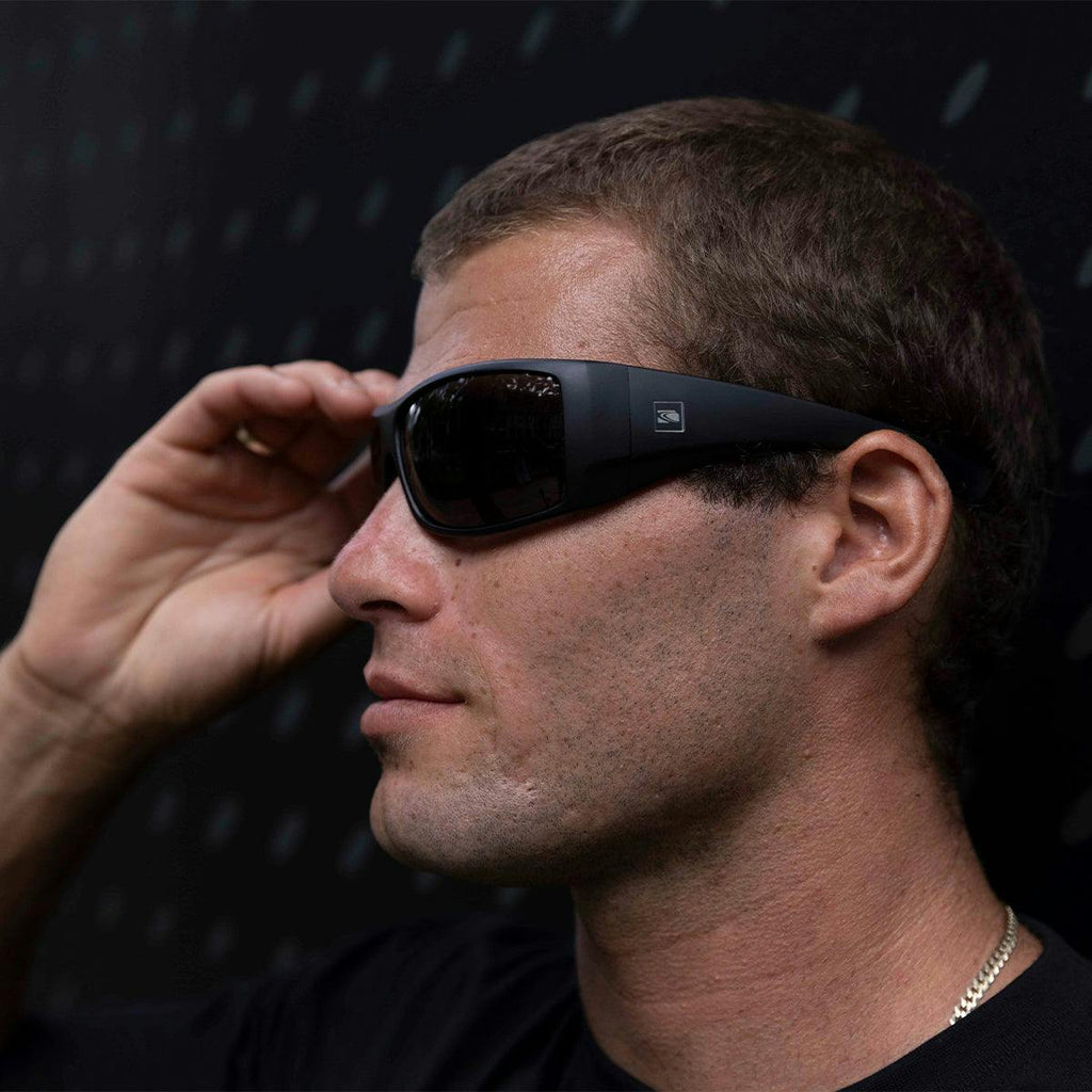 Wolfpak - Polarized Matt Black Frame Sunglasses