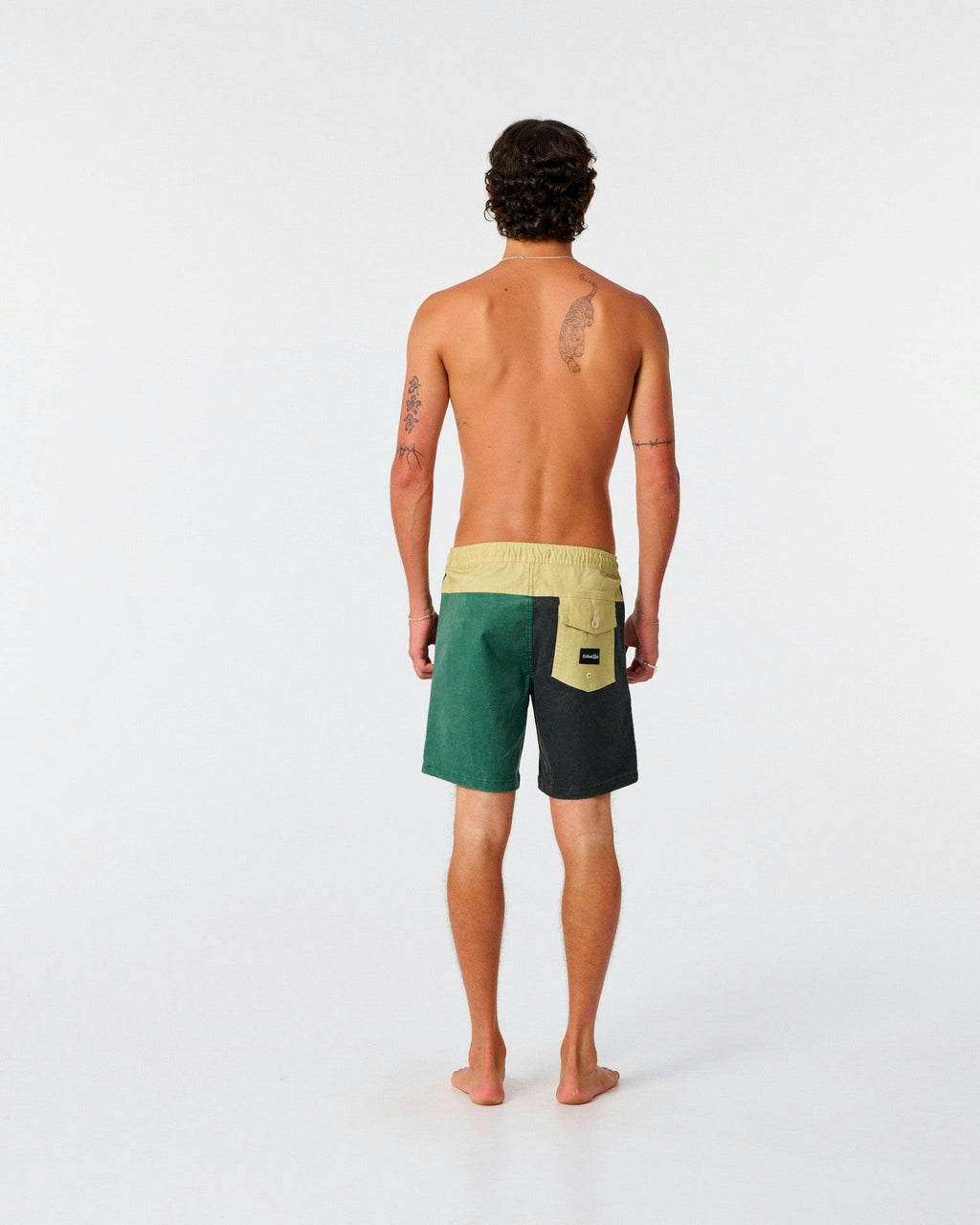 Plain Jane Bocked 16" Trunk - Dusty Green