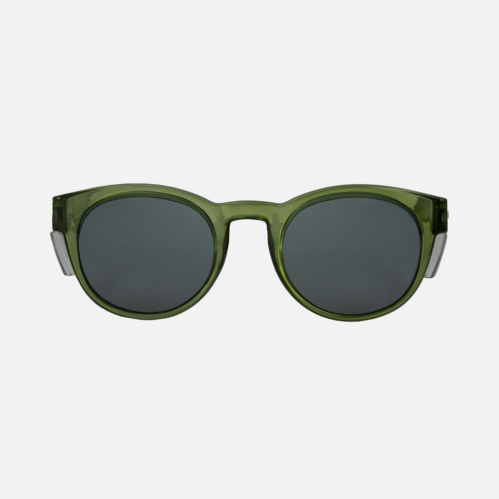 Chippy - Safety Crystal Green Frame - Grey Polarized Lens