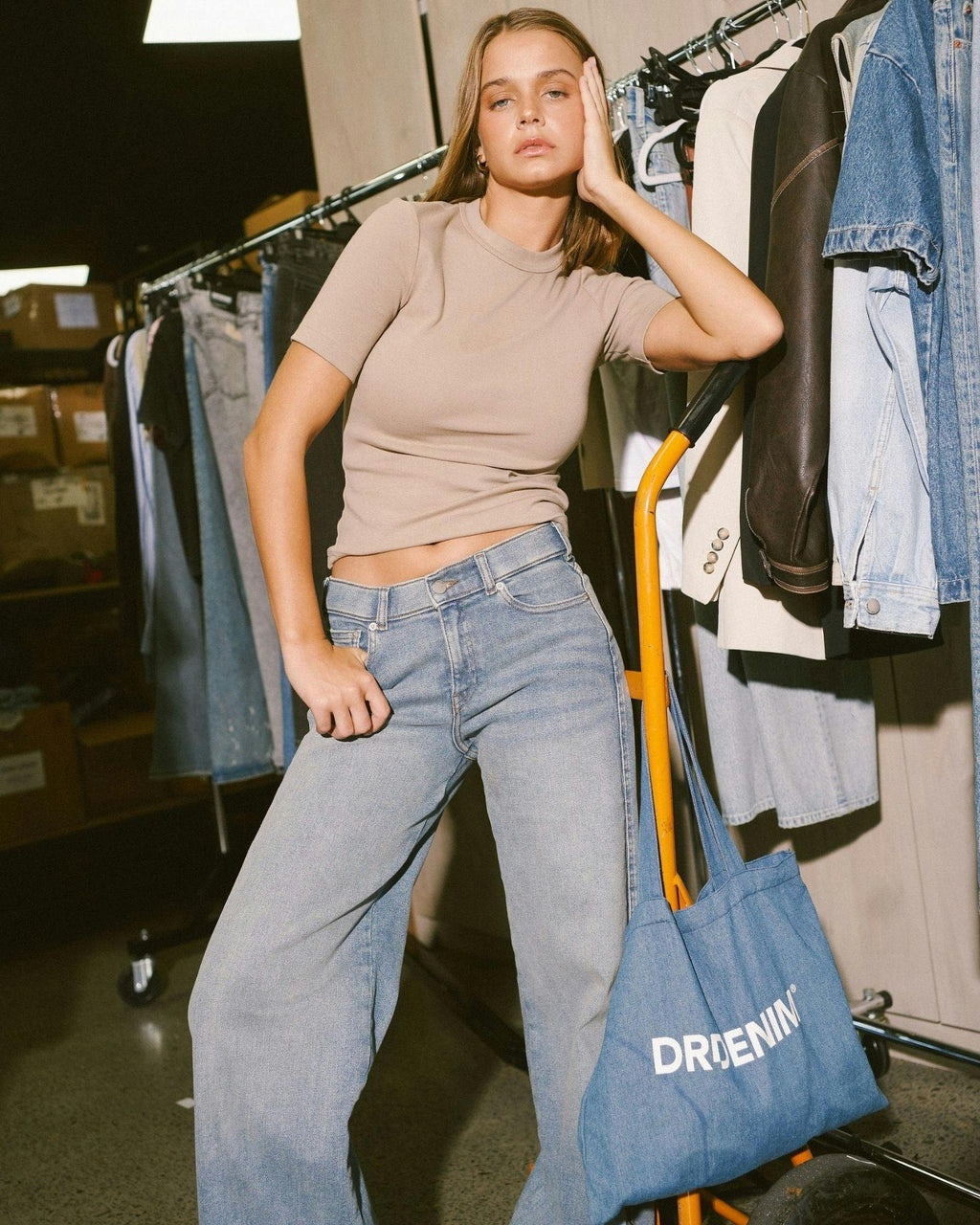 Zila Mid Wide Jeans - Cape Light Vintage
