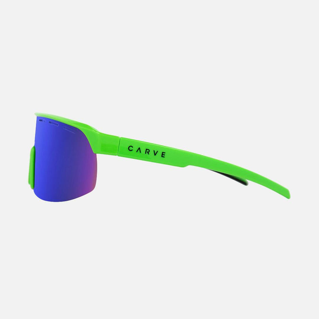 Velocity - Frame: Gloss Lime   Lens: Grey with Eternal Green Iridium plus Venting