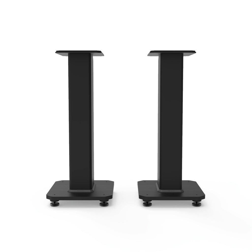 Kanto SX22 22" Tall Fillable Speaker Stands with Isolation Feet - Pair, Black