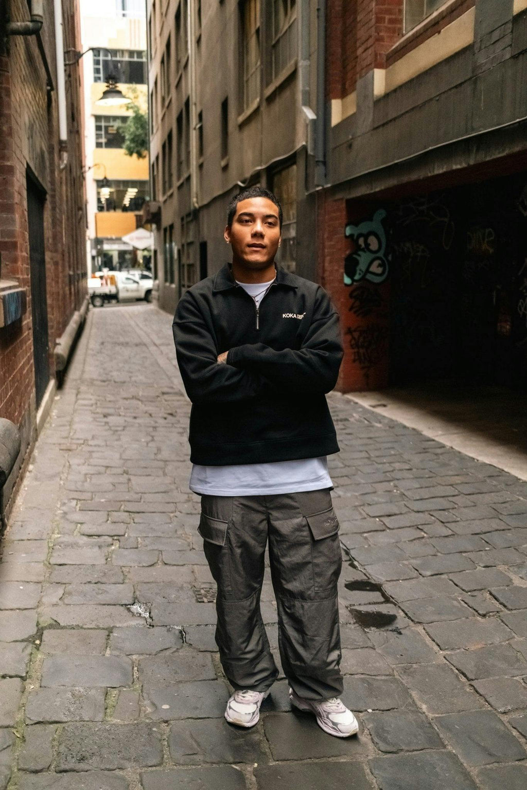 Pit Crew Cargo Pants - Grey