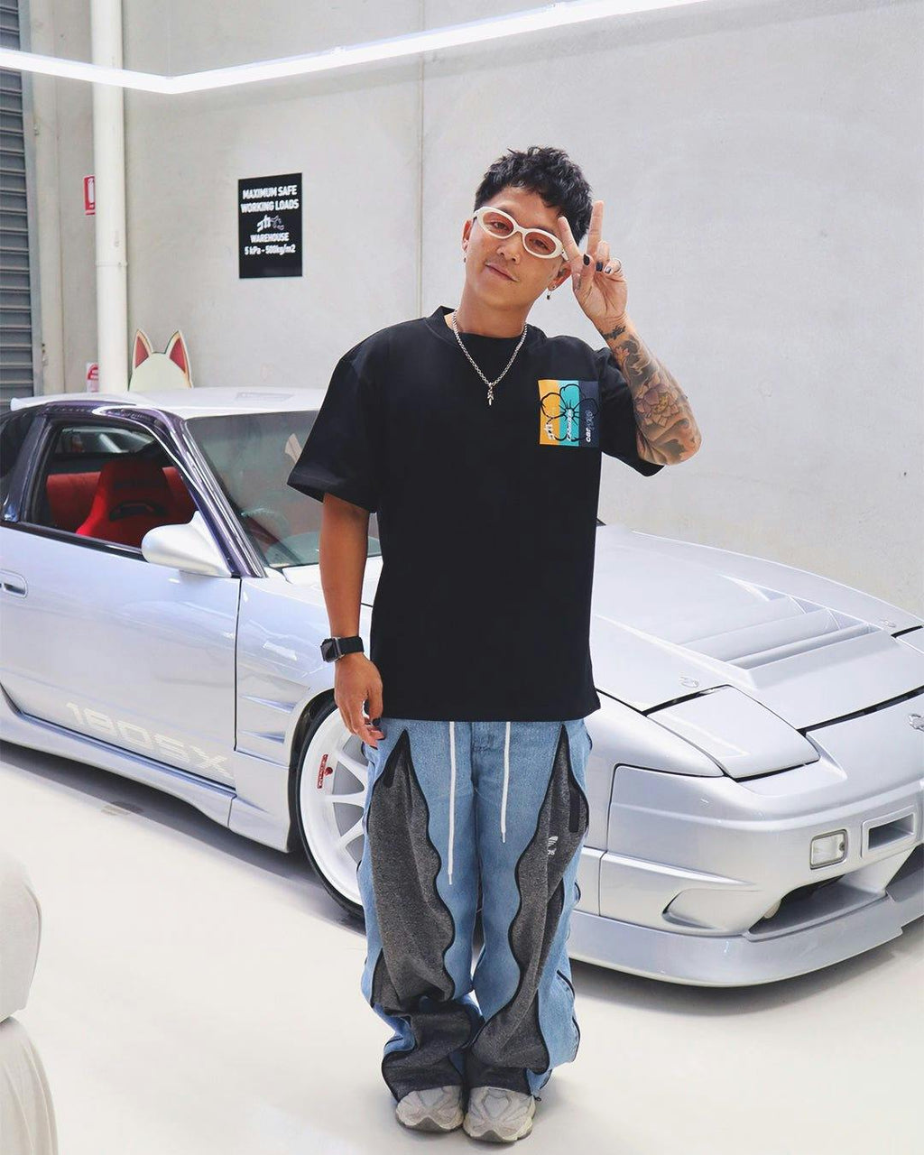 "GReddy" Collab T Shirt // Black