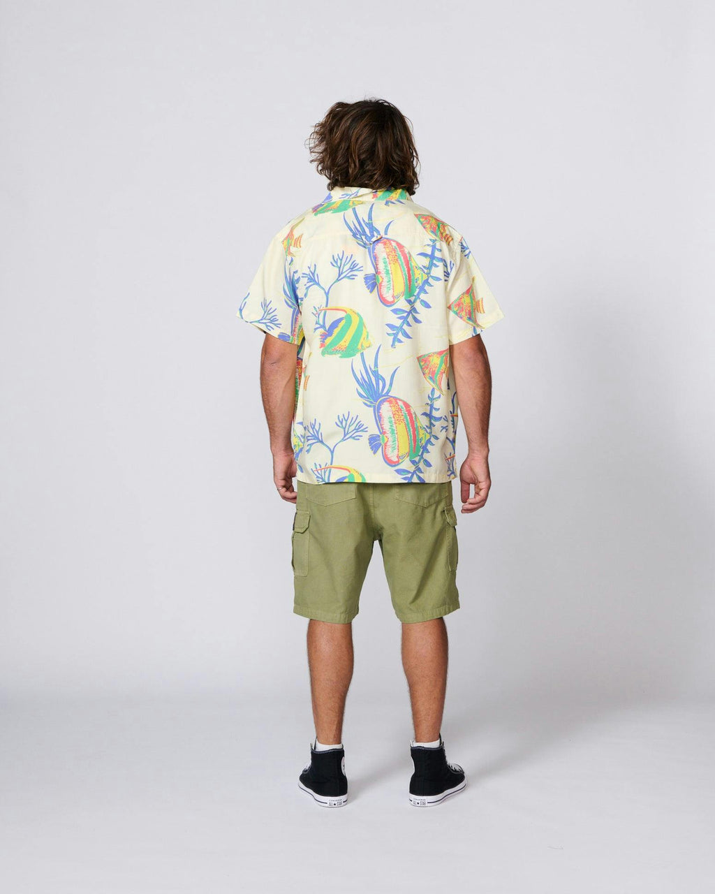 Aquarium Resort Shirt - Ecru