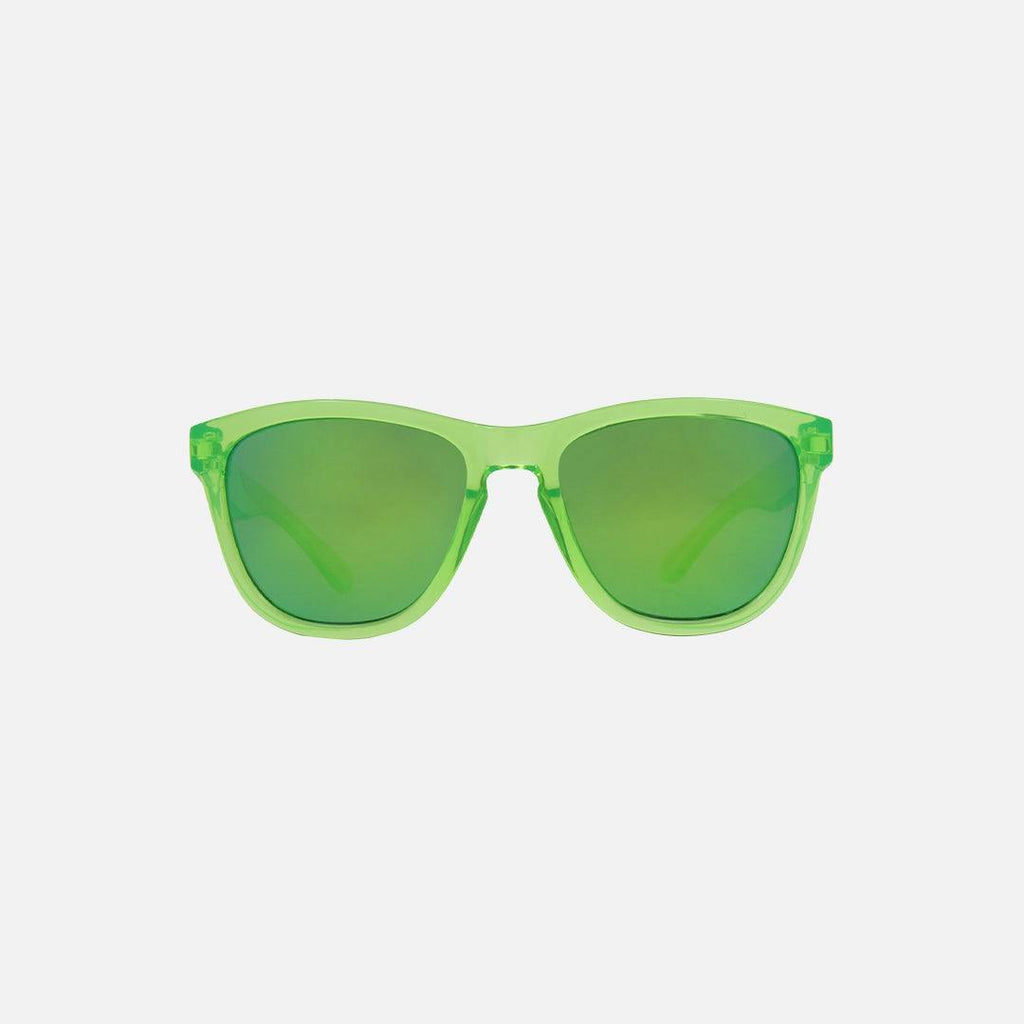 Cali Junior - Kids Crystal Lime Frame with Grey with Blue Green Iridium Lens