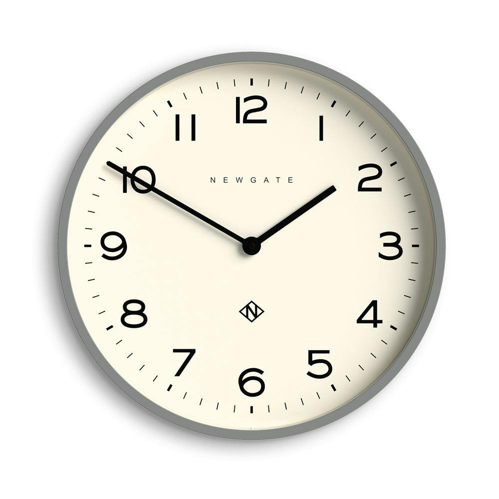 Newgate Number Two Echo Wall Clock-Posh Grey