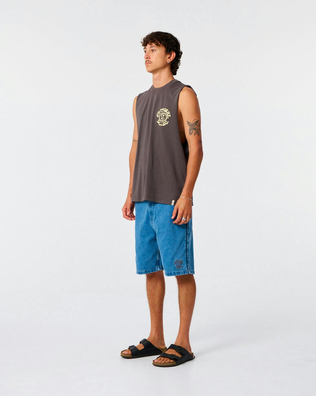 Yin Yang Muscle Tee - Phantom