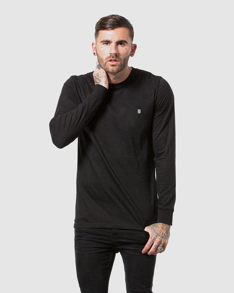 Classic Embroidery Long Sleeve Tee