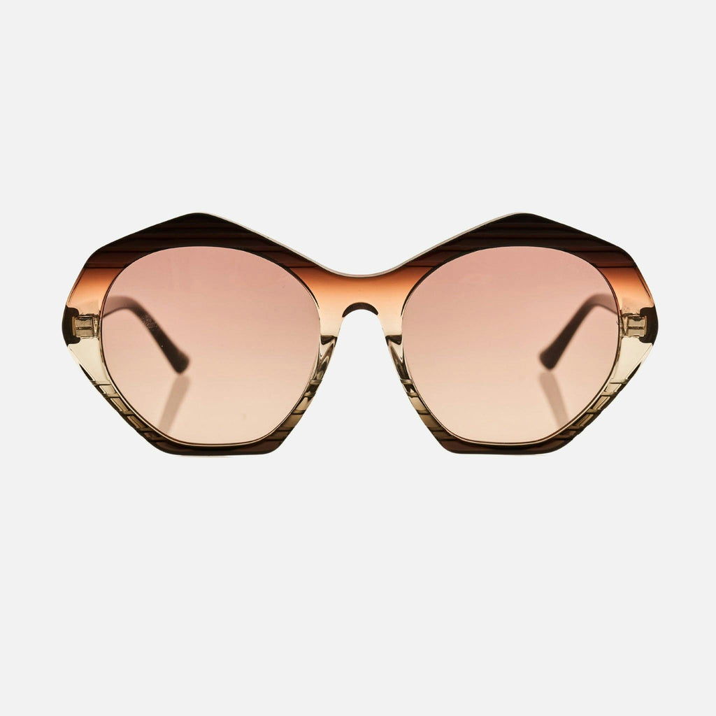 CYMBAL Brown Orange Fade | Rose Gradient Bio Lens
