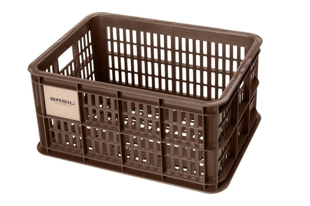 Bicycle Crate Small 17.5L Chocolate Brown
