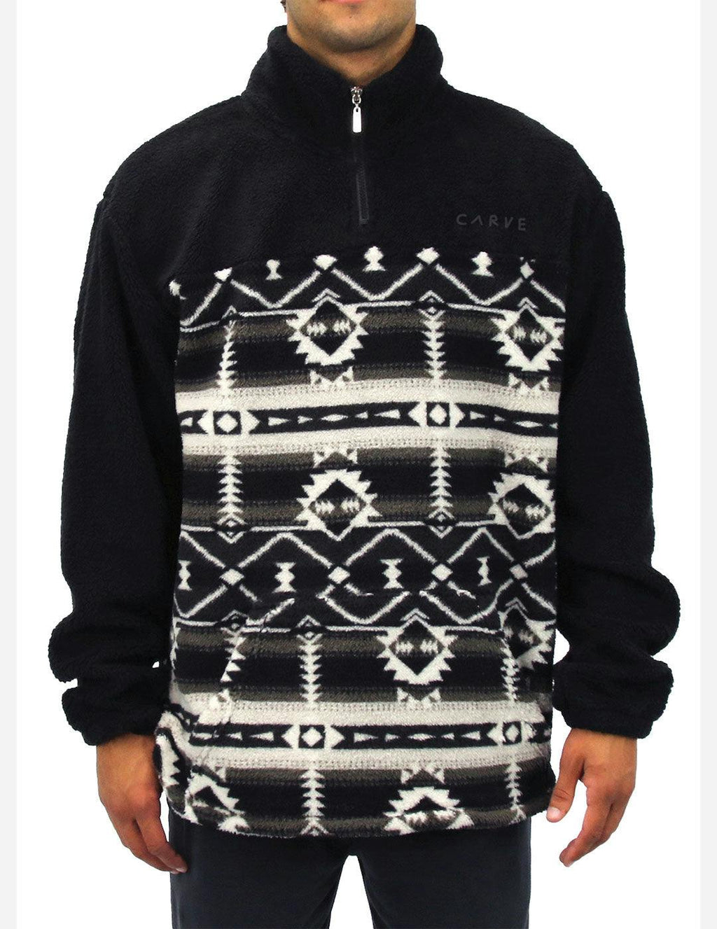 DUTTON - Men’s 1/4 Zip Sweatshirt - Black
