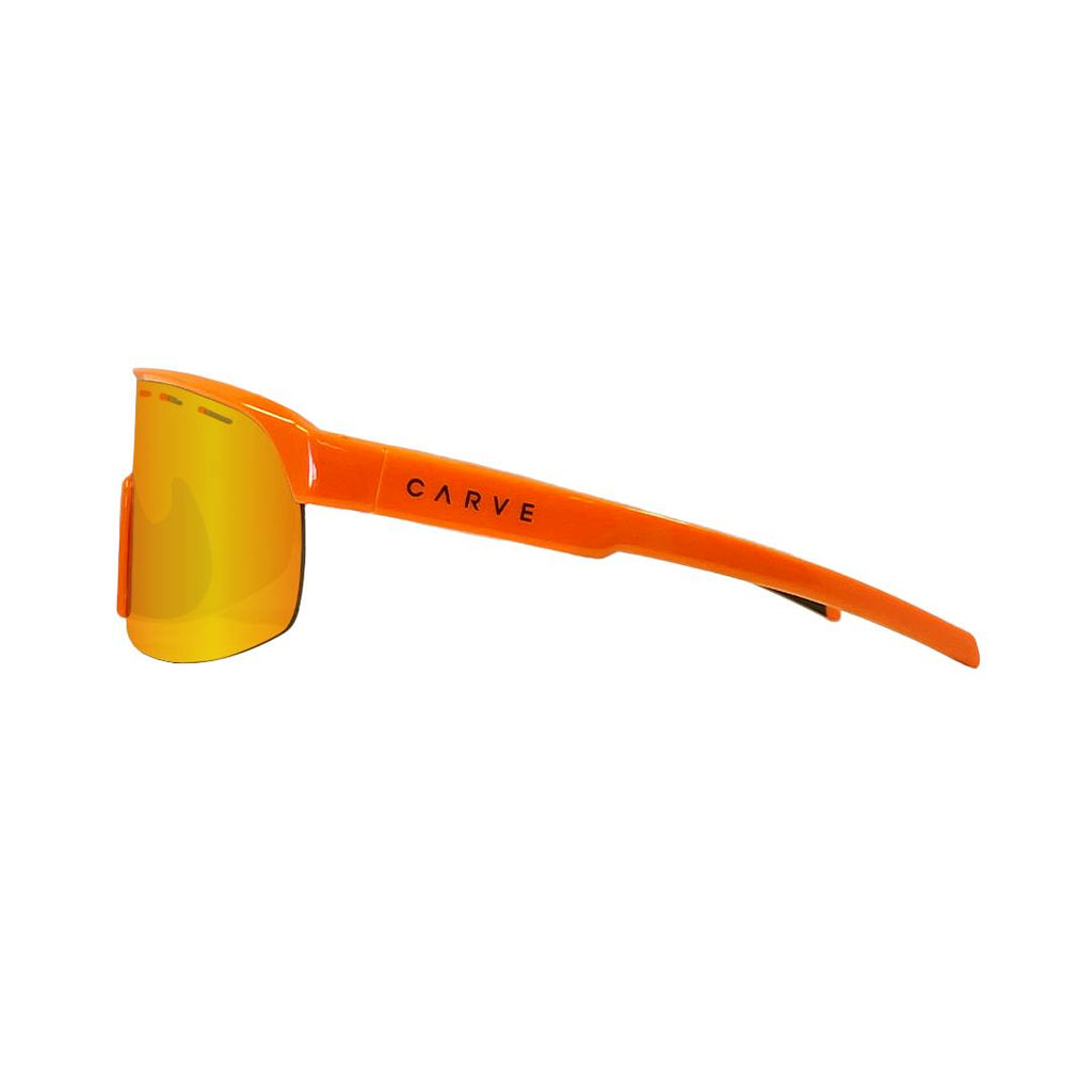 Velocity - Gloss Orange frame, Grey Lens with Orange Iridium plus Venting